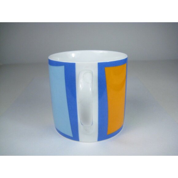 Swid Powell Gene Meyer Stripes Porcelain Ceramic Coffee Mug Thailand - Picture 3 of 12